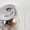 Ripoll Lampada a sfera, Applique Chiaro, Grigio fumo, 3-Luci