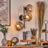 Ripoll Lampada a sfera, Applique Chiaro, Grigio fumo, 3-Luci