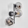 Ripoll Lampada a sfera, Applique Chiaro, Grigio fumo, 3-Luci
