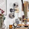 Ripoll Lampada a sfera, Applique Ambrato, Chiaro, Grigio fumo, 3-Luci