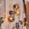 Ripoll Lampada a sfera, Applique Ambrato, Chiaro, Grigio fumo, 3-Luci