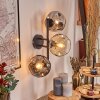 Ripoll Lampada a sfera, Applique Ambrato, Chiaro, Grigio fumo, 3-Luci
