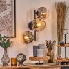 Ripoll Lampada a sfera, Applique Ambrato, Chiaro, Grigio fumo, 3-Luci