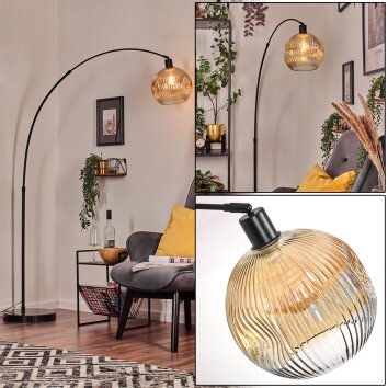 Ripoll Lampada da terra Nero, 1-Luce