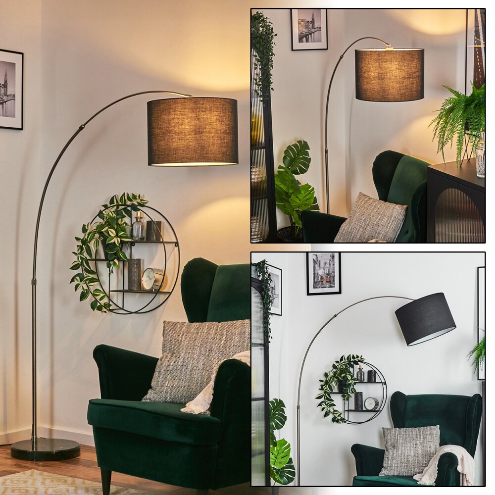 Bassagoda Lampada da terra Nichel opaco, Nero, 1-Luce main product photo