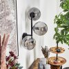 Gastor Lampada a sfera, Applique Grigio fumo, 3-Luci