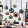 Ripoll Lampadario a sospensione, Lampada a sfera, Lampada a sospensione Écru, Nero, 8-Luci