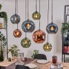 Ripoll Lampadario a sospensione, Lampada a sfera, Lampada a sospensione Écru, Nero, 8-Luci