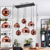Gastor Lampadario a sospensione, Lampada a sfera, Lampada a sospensione Chiaro, Ramato, 6-Luci