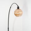 Koyoto Lampada da terra Nero, 1-Luce
