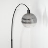 Koyoto Lampada da terra Nero, 1-Luce
