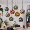 Ripoll Lampadario a sospensione, Lampada a sfera, Lampada a sospensione Écru, Nero, 8-Luci