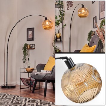 Ripoll Lampada da terra Nero, 1-Luce
