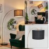 Bassagoda Lampada da terra Ottone, Nero, 1-Luce