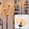 Koyoto Lampada a sfera, Lampada da terra Ambrato, Chiaro, 3-Luci