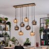 Ripoll Lampadario a sospensione, Lampada a sfera, Lampada a sospensione Écru, Nero, 8-Luci