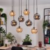 Ripoll Lampadario a sospensione, Lampada a sfera, Lampada a sospensione Écru, Nero, 8-Luci