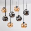 Ripoll Lampadario a sospensione, Lampada a sfera, Lampada a sospensione Écru, Nero, 8-Luci