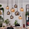 Ripoll Lampadario a sospensione, Lampada a sfera, Lampada a sospensione Écru, Nero, 8-Luci