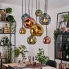 Ripoll Lampadario a sospensione, Lampada a sfera, Lampada a sospensione Écru, Nero, 8-Luci