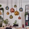 Ripoll Lampadario a sospensione, Lampada a sfera, Lampada a sospensione Écru, Nero, 8-Luci