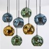 Ripoll Lampadario a sospensione, Lampada a sfera, Lampada a sospensione Écru, Nero, 8-Luci
