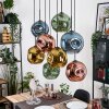 Ripoll Lampadario a sospensione, Lampada a sfera, Lampada a sospensione Écru, Nero, 8-Luci