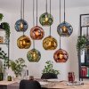 Ripoll Lampadario a sospensione, Lampada a sfera, Lampada a sospensione Écru, Nero, 8-Luci