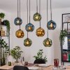 Ripoll Lampadario a sospensione, Lampada a sfera, Lampada a sospensione Écru, Nero, 8-Luci