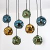 Ripoll Lampadario a sospensione, Lampada a sfera, Lampada a sospensione Écru, Nero, 8-Luci