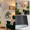 Soungou Lampada da terra Ottone, Nero, 1-Luce