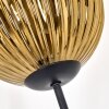 Koyoto Lampada a sfera, Lampada da terra Blu, Oro, Ramato, 3-Luci