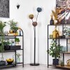 Koyoto Lampada a sfera, Lampada da terra Blu, Oro, Ramato, 3-Luci