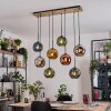 Ripoll Lampadario a sospensione, Lampada a sfera, Lampada a sospensione Écru, Nero, 8-Luci