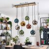 Ripoll Lampadario a sospensione, Lampada a sfera, Lampada a sospensione Écru, Nero, 8-Luci