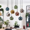Ripoll Lampadario a sospensione, Lampada a sfera, Lampada a sospensione Écru, Nero, 8-Luci