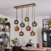 Ripoll Lampadario a sospensione, Lampada a sfera, Lampada a sospensione Écru, Nero, 8-Luci
