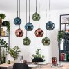 Ripoll Lampadario a sospensione, Lampada a sfera, Lampada a sospensione Écru, Nero, 8-Luci
