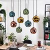 Ripoll Lampadario a sospensione, Lampada a sfera, Lampada a sospensione Écru, Nero, 8-Luci