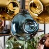 Ripoll Lampadario a sospensione, Lampada a sfera, Lampada a sospensione Écru, Nero, 8-Luci