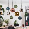 Ripoll Lampadario a sospensione, Lampada a sfera, Lampada a sospensione Écru, Nero, 8-Luci
