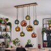 Ripoll Lampadario a sospensione, Lampada a sfera, Lampada a sospensione Écru, Nero, 8-Luci