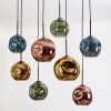 Ripoll Lampadario a sospensione, Lampada a sfera, Lampada a sospensione Écru, Nero, 8-Luci