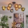 Koyoto Plafoniera, Lampada a sfera 85 cm Blu, Verde, Ramato, 8-Luci
