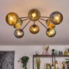 Koyoto Plafoniera, Lampada a sfera 85 cm Blu, Oro, Verde, 8-Luci