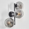 Ripoll Lampada a sfera, Applique Chiaro, Grigio fumo, 3-Luci