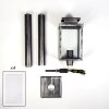 Tieva Illuminazione viale Nero, Argento, 1-Luce