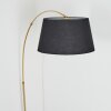 Bassagoda Lampada da terra Ottone, Nero, 1-Luce