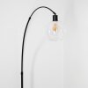 Koyoto Lampada da terra Nero, 1-Luce