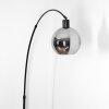 Koyoto Lampada da terra Nero, 1-Luce